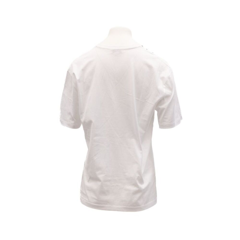 Alexander McQueen White Cotton Printed Women's T-shirt